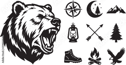 Wild Bear Adventure Wilderness Survival Nature Exploration