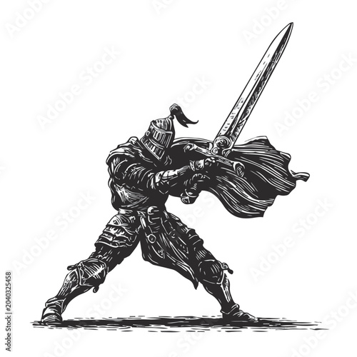 knight warrior logo,