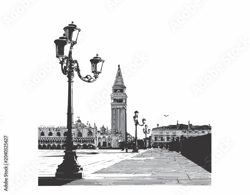 Venice Italy vector,