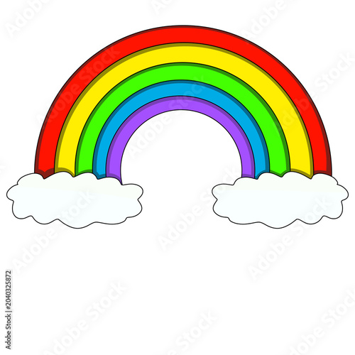 rainbow in the sky