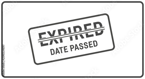 Expired date stamp