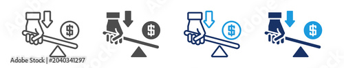 Fotografía leveraging icon set with multiple concept