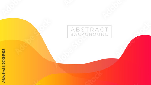 Vibrant Abstract Gradient Waves Background
