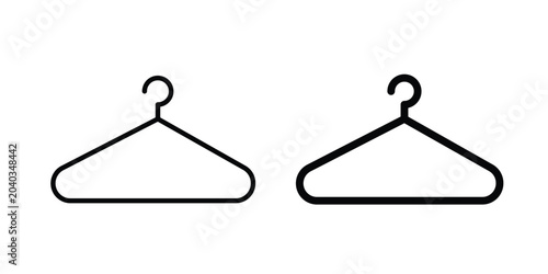 Tableau sur toile Clothes hanger icon vector