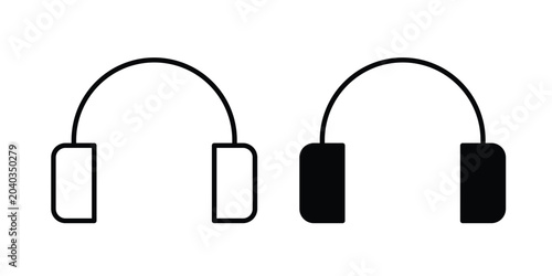 Photos Ear muffs icon vector