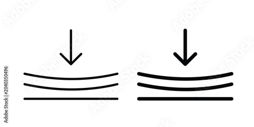 Photos Elastic icon vector. pictogram illustration on white background.