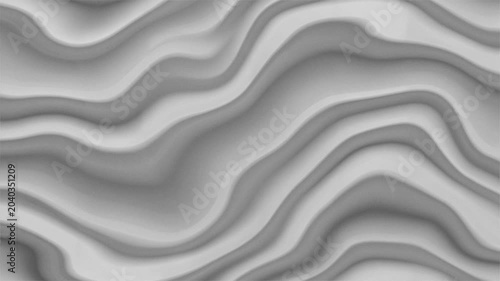 Abstract Light Reflective Ripples on White Surface Milky Water Waves Flow Smooth Satin Crumples V 01