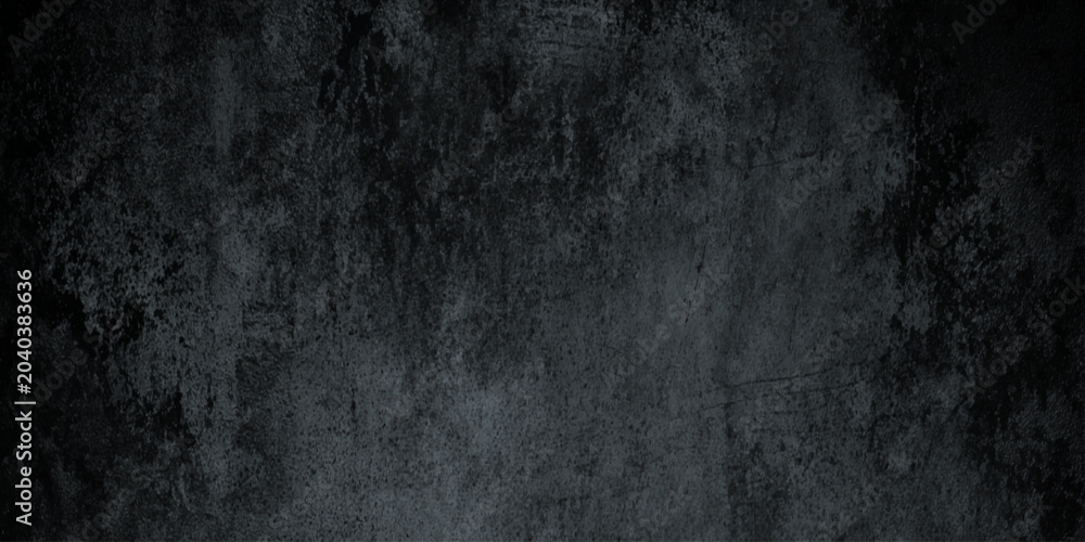 Obraz premium Dark gray grunge background texture with black and blue tones for design and decoration