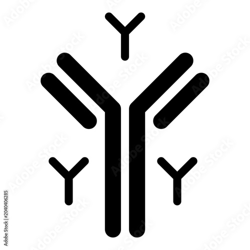 antibody solid icon