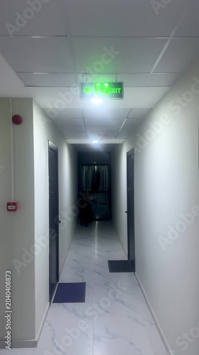 corridor in a hotel