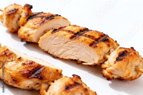 Grilled Chicken Skewers with Perfect Char Marks