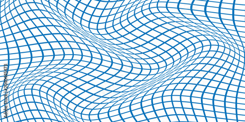 simple blue grid line wave pattern for banner poster background.