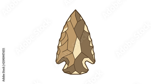 Ancient Stone Arrowhead - Prehistoric Tool