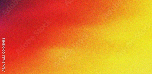 Bold red and warm yellow gradient abstract surface with smooth transition and appealing grainy texture