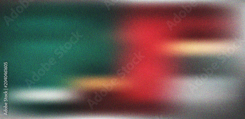 Bilde på lerret Dynamic abstract blend of vibrant green and bold red with soft white accents for