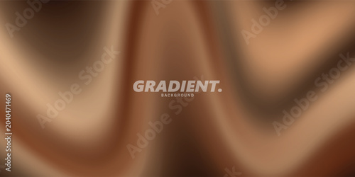 Brown coffee luxury with bg texture background and chocolate gradient dark. Abstract template wavy with soft light toffee and grain skin smooth. Texture latte brown with bg noise vector.