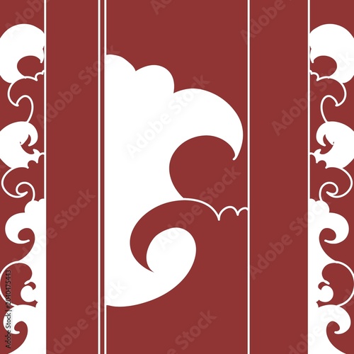 red background with hearts