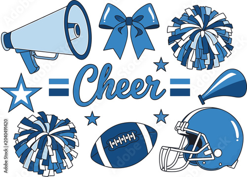 Cheerleading clipart and sports graphics