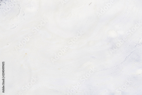 Tableau sur toile Texture background of white water foam bubbles