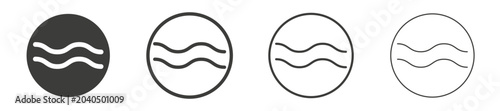 Fotografija Approximately equal icon collection on white background