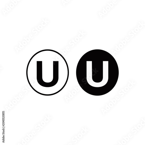 Fotografi Kosher certified OU symbol for food product labeling, religious dietary complian