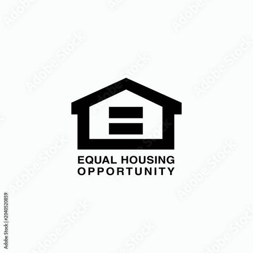 Equal Housing Opportunity compliance symbol for real estate listings, mortgage documents, and fair lending policy materials