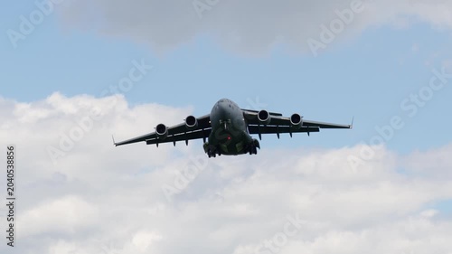 C-17 Globemaster performs airlift operations for military logistics and troop transport