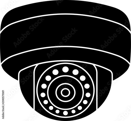CCTV Camera Icon Set Collection – Security Surveillance Camera Vector Icons