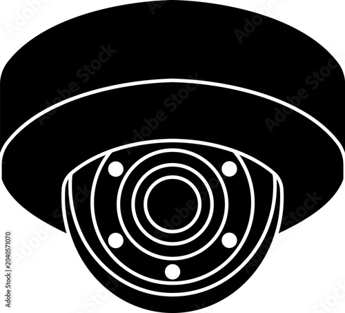 CCTV Camera Icon Set Collection – Security Surveillance Camera Vector Icons