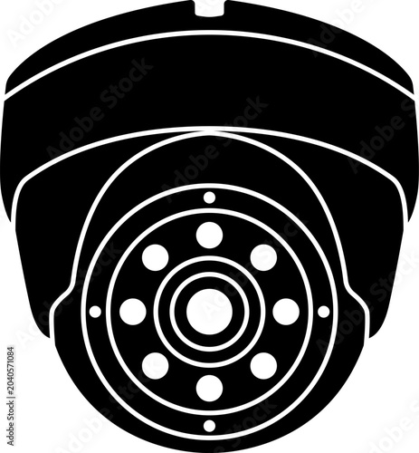 CCTV Camera Icon Set Collection – Security Surveillance Camera Vector Icons