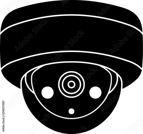 CCTV Camera Icon Set Collection – Security Surveillance Camera Vector Icons