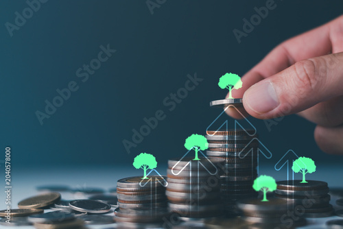 Sustainable investment funds, long-term financial planning, capital accumulation, and wealth management strategies. future savings security, dividend accumulation, retirement asset allocation.