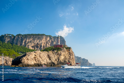 The Punta Carena Lighthouse capri Italy