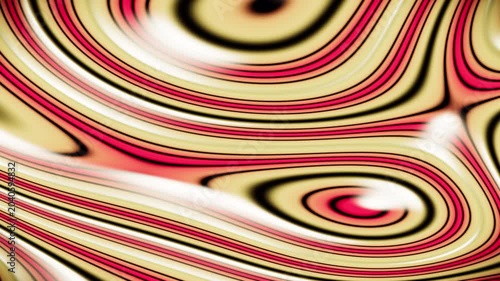 Mesmerizing flowing fluid ink dissolving, abstract 3D liquid art video background, infinite loop