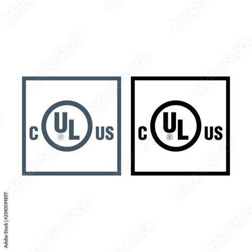 UL Certification Mark Set Icon