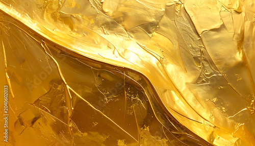 Abstract golden texture background with glittering particles, luxurious fluid ripples, rich metallic sheen, suggesting wealth and elegance