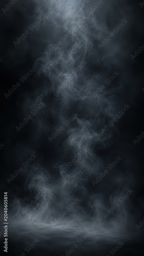 Fototapeta premium Abstract Smoke Overlay Vertical Social Media Background for Digital Content