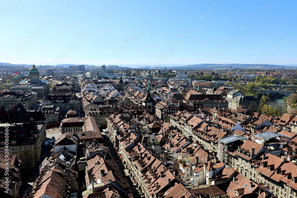Obraz premium Blick über die Dächer von Bern