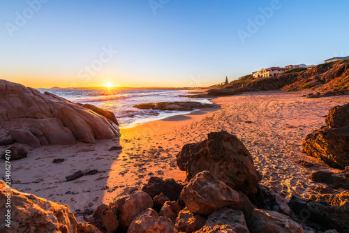Spectacular sunset at Knight Beach viewed along Encounter Bay Coastline, Port Elliot