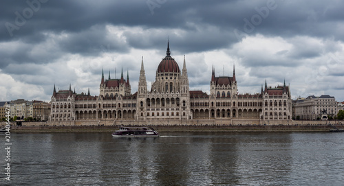 Photography Parliament Building in Budapest (Hungary)