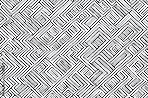 a black and white geometric pattern