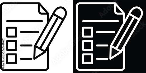 Foto specification Two-tone version in black and white background