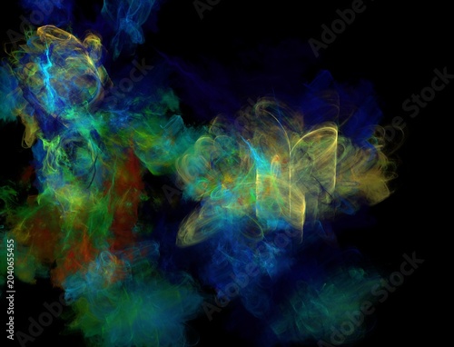 Imaginatory fractal abstract background Image