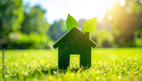 Eco-Friendly Green House Sustainability Visuals