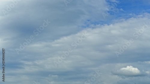 blue sky with clouds