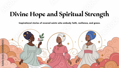 Foto Divine Hope and Spiritual Strength: Inspirational stories of revered saints who embody faith, resilience, and grace