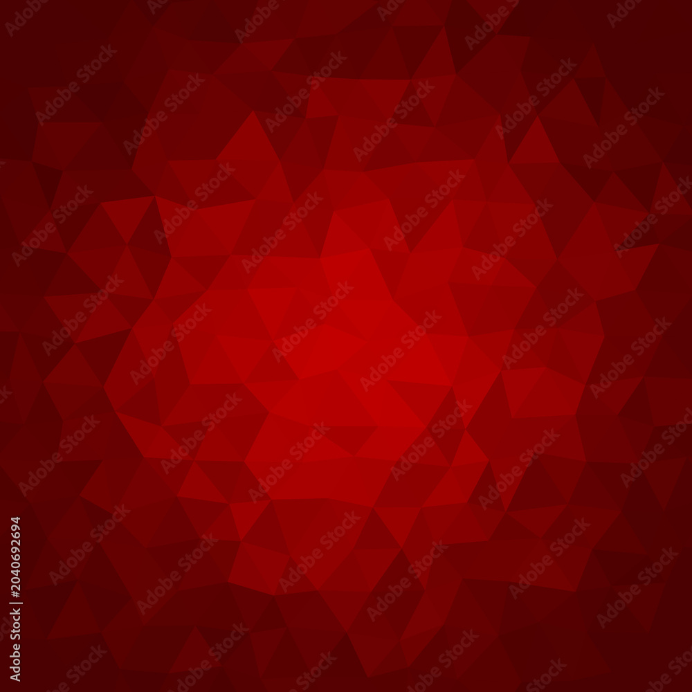 Fototapeta premium Abstract Geometric Red Shapes Pattern Design