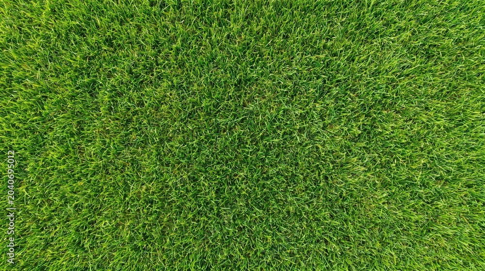 Fototapeta premium Fresh Green Grass Lawn Texture Background – Top View Natural Turf Pattern