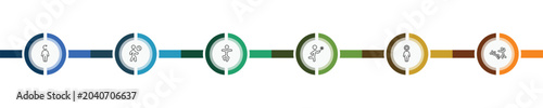Tableau sur toile feeling and reaction icon set with refreshed human, impatient human, incomplete