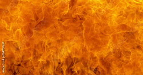 Realistic super slow motion fire blast explosion isolated on green screen background. Massive expanding flame burst ideal for VFX compositing, action scenes and cinematic effects.